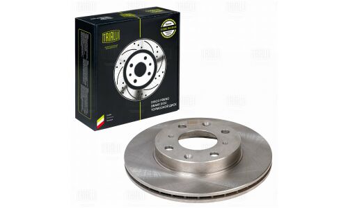 Диск тормозной Trialli, передний, правый/левый, для Honda Jazz / Fit, 1 шт, арт. DF 230120