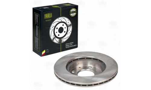 Диск тормозной Trialli, передний, правый/левый, для Honda Jazz / Fit, 1 шт, арт. DF 230120
