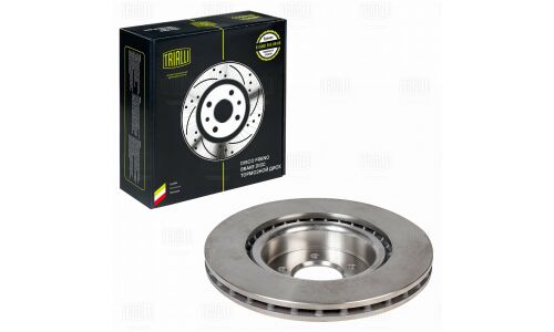 Диск тормозной Trialli, передний, правый/левый, для Land Rover Discovery / Range Rover Sport, 1 шт, арт. DF 130112