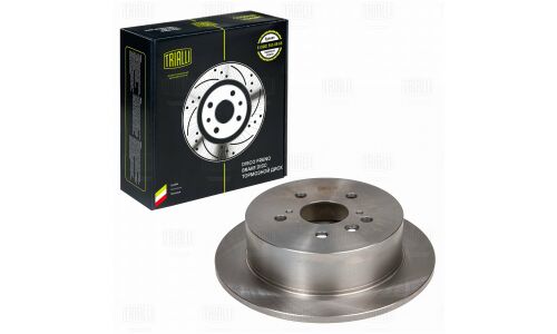 Диск тормозной Trialli, задний, правый/левый, для Toyota Harrier, Lexus RX, 1 шт, арт. DF 198007