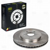 Диск тормозной Trialli, передний, правый/левый, для Toyota Harrier, Lexus RX, 1 шт, арт. DF 198008