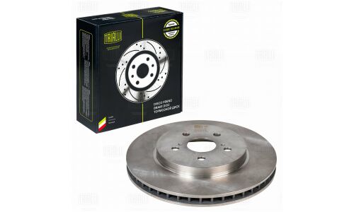 Диск тормозной Trialli, передний, правый/левый, для Toyota Harrier, Lexus RX, 1 шт, арт. DF 198008
