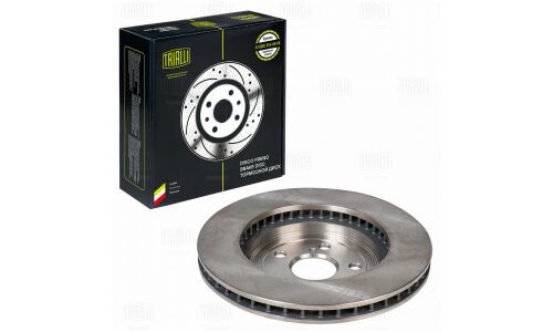 Диск тормозной Trialli, передний, правый/левый, для Toyota Harrier, Lexus RX, 1 шт, арт. DF 198008
