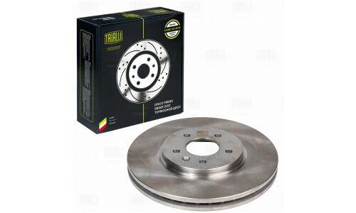 Диск тормозной Trialli, передний, правый/левый, для Opel Astra, 1 шт, арт. DF 210210