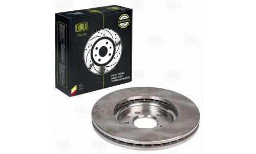 Диск тормозной Trialli, передний, правый/левый, для Opel Astra, 1 шт, арт. DF 210210