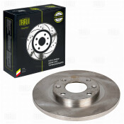 Диск тормозной Trialli, передний, правый/левый, для Peugeot Partner, Citroen Berglingo, 1 шт, арт. DF 190517