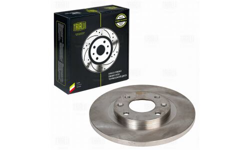 Диск тормозной Trialli, передний, правый/левый, для Peugeot Partner, Citroen Berglingo, 1 шт, арт. DF 190517