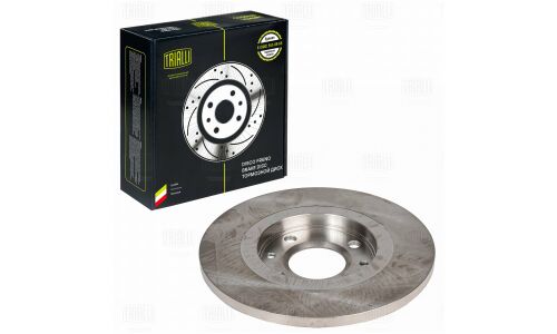 Диск тормозной Trialli, передний, правый/левый, для Peugeot Partner, Citroen Berglingo, 1 шт, арт. DF 190517