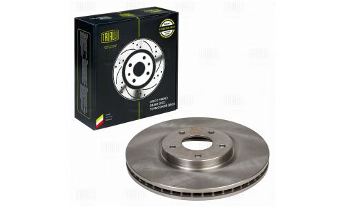 Диск тормозной Trialli, передний, правый/левый, для Renault Koleos, 1 шт, арт. DF 095118