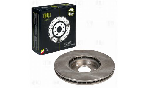Диск тормозной Trialli, передний, правый/левый, для Renault Koleos, 1 шт, арт. DF 095118