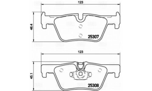 Колодки тормозные дисковые зад. (в компл. с датчиком) | зад Trialli, арт. PF 4139