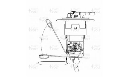 Насос топливный (бензонасос) Startvolt, погружной, для Hyundai Tucson, KIA Sportage, арт. SFM 0802