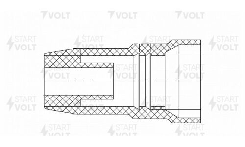 Наконечник катушки зажигания Startvolt, для Chevrolet Cruze / Orlando (1.8i), арт. STC 0558