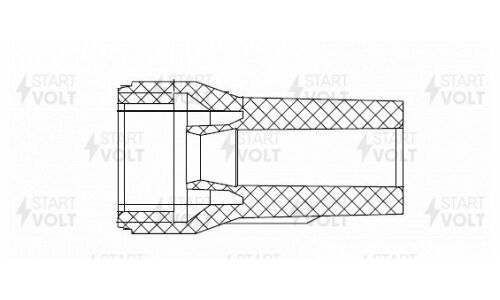 Наконечник катушки зажигания Startvolt, для Mitsubishi Lancer (1.8i / 2.0i), арт. STC 1118