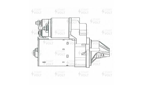 Стартер Startvolt, для Daewoo Nexia / Lanos, арт. LSt 0557