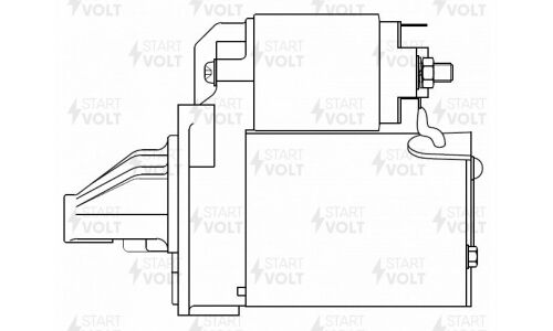 Стартер Startvolt, для Hyundai Getz (02-)/KIA Picanto (04-) 1.1i 0,9кВт, арт. LSt 0836