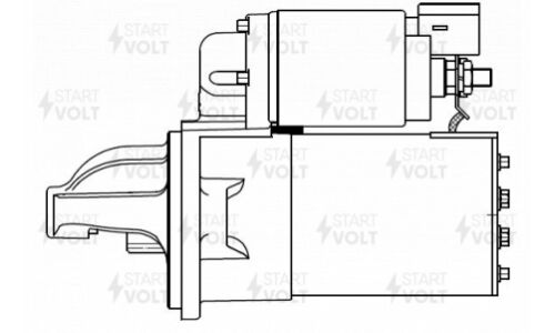 Стартер Startvolt, для Hyundai Santa Fe III (12-) 2.2CRDi/Tucson (15-) 2.0CRDi 2кВт, арт. LSt 0805