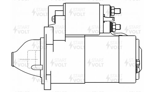Стартер Startvolt, для KIA Sportage I (93-) 2.0i 1,2кВт, арт. LSt 0858