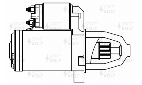 Стартер Startvolt, для Mitsubishi Lancer X / Colt VI, арт. LSt 1105