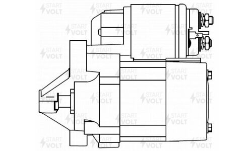 Стартер Startvolt, для Renault Logan (04-)/Duster (10-)/Sandero (08-) 1.4i/1.6i K7J 0,85кВт, арт. LSt 0905