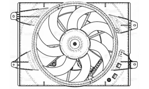Э/вентилятор охл. для а/м Chery Tiggo 8 Pro (21-) 1.6T (с кожухом) Luzar, арт. LFK 3018