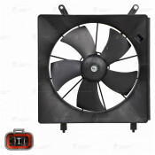 Вентилятор охлаждения радиатора Luzar, с кожухом, для двигателей 2.0i / 2.4i, для Honda CR-V, арт. LFK 2302