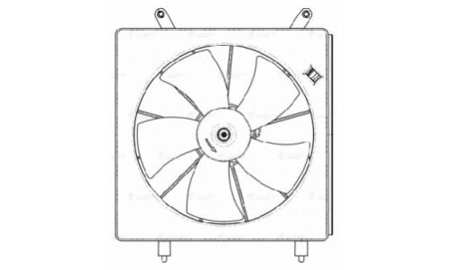 Вентилятор охлаждения радиатора Luzar, с кожухом, для двигателей 2.0i / 2.4i, для Honda CR-V, арт. LFK 2302