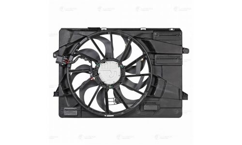 Вентилятор охлаждения радиатора Luzar, с кожухом, для двигателей 2.0i / 2.5i, для KIA K5, арт. LFK 0815