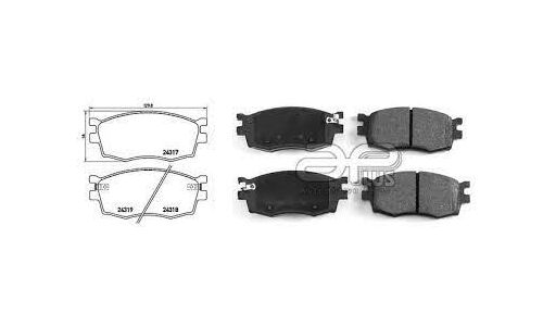 Колодки тормозные дисковые Aplus, передние, комплект на ось (4 шт), арт. 71165BAAP