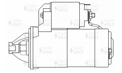 Стартер Startvolt, для Hyundai Sonata III (93-) 1.8i/2.0i 1,4кВт, арт. LSt 0813