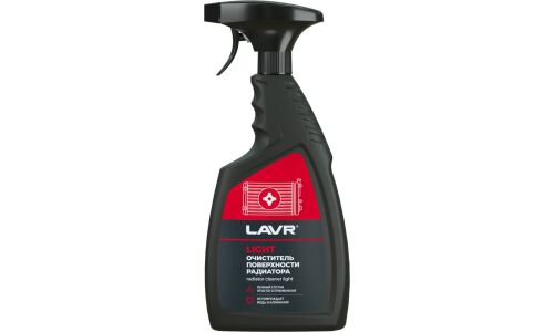 Очиститель радиатора Lavr Radiator Cleaner Light, пенный, не повреждает медь и алюминий, бутылка с триггером 500мл, арт. Ln2031