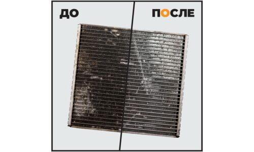Очиститель радиатора Lavr Radiator Cleaner Light, пенный, не повреждает медь и алюминий, бутылка с триггером 500мл, арт. Ln2031