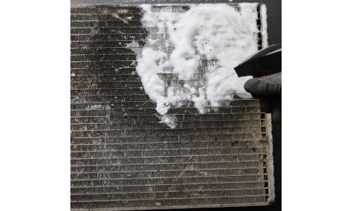 Очиститель радиатора Lavr Radiator Cleaner Light, пенный, не повреждает медь и алюминий, бутылка с триггером 500мл, арт. Ln2031
