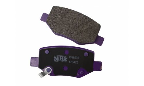 Колодки тормозные дисковые NIBK Original, задние, комплект на ось (4 шт), арт. PN8003