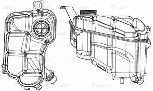 Бачок расширительный охлаждающей жидкости для а/м Ford Mondeo IV (07-)/S-Max (06-)/Galaxy (06-) Luzar, арт. LET 1010