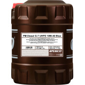 Масло моторное Pemco Diesel G-7 Blue UHPD 10w40,, синтетическое, API CK-4, ACEA E8/E11, для дизельного двигателя, 20л, арт. PM0707-20