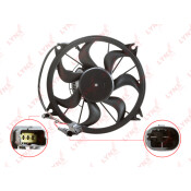 Вентилятор охлаждения радиатора LYNXauto, арт. RF-1779