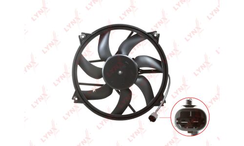 Вентилятор охлаждения радиатора LYNXauto, арт. RF-1777