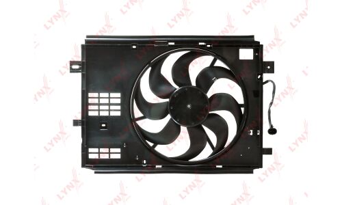 Вентилятор охлаждения радиатора LYNXauto, с кожухом, арт. RF-1781