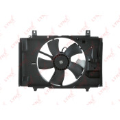 Вентилятор охлаждения радиатора LYNXauto, с кожухом, арт. RF-1572