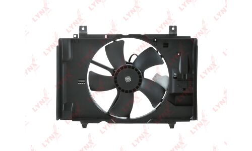 Вентилятор охлаждения радиатора LYNXauto, с кожухом, арт. RF-1572