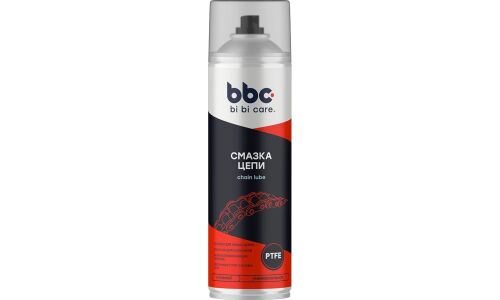 Смазка аэрозольная BiBiCare Chain Lube PTFE, для цепей, с тефлоном, баллон 650мл, арт. 4410