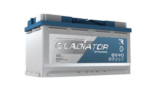 Аккумулятор RAZ Gladiator Dynamic L5R(H8R), 92Ач, CCA 820А, обслуживаемый, арт. GDY9210