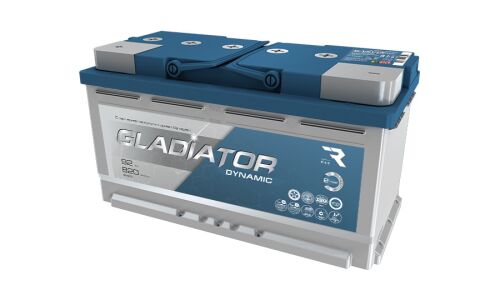 Аккумулятор RAZ Gladiator Dynamic L5R(H8R), 92Ач, CCA 820А, обслуживаемый, арт. GDY9210