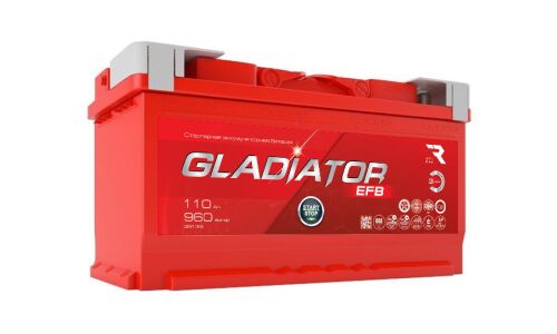 Аккумулятор RAZ Gladiator EFB LN5R/L5R(H8R), 110Ач, CCA 960А, обслуживаемый, арт. GEF11010