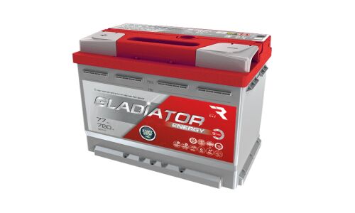 Аккумулятор RAZ Gladiator Energy LN3R/L3R(H6R), 77Ач, CCA 760А, необслуживаемый, для Start-Stop, арт. GEN7710