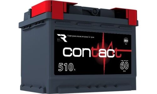 Аккумулятор RAZ Contact L2R(H5R) L, 60Ач, CCA 510А, обслуживаемый, арт. CON6000