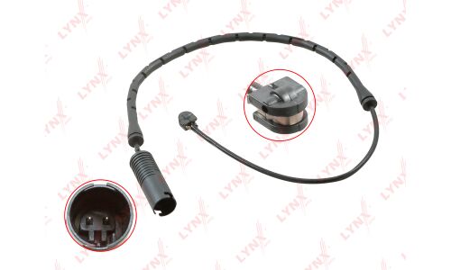 Датчик износа тормозных колодок | перед LYNXauto, арт. BW-1006