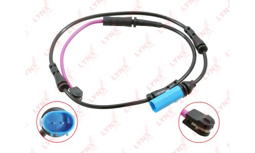 Датчик износа тормозных колодок | зад прав/лев LYNXauto, арт. BW-1176