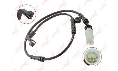 Датчик износа тормозных колодок | перед LYNXauto, арт. BW-1196